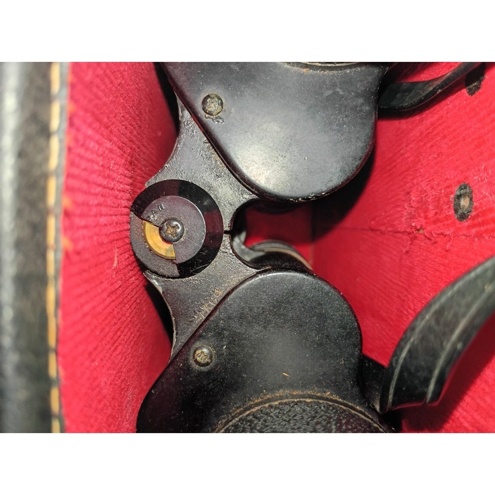 Vintage Gold Crest Coated Binoculars With Hard case Red Lining  7x50 - Picture 15 of 15